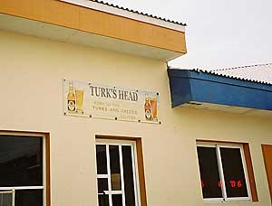 The well advertised Turk's head brewery.