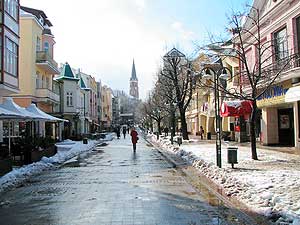 Monte Cassino Street – the cultural and entertainment heart of Sopot surrounded by fairy tale-like baroque houses