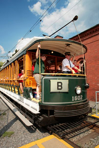 The city offers free trolley tours. Jim Higgins photo courtesy of the National Park Service.