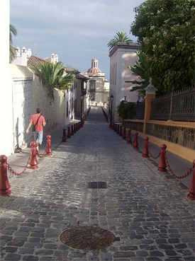 Terra cotta streets of Laguna.