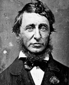 Henry David ThoreauHenry David Thoreau - photo courtesy of Wikkipedia