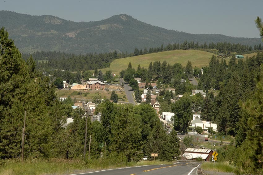 Moscow, Idaho is located in a valley near the Rocky