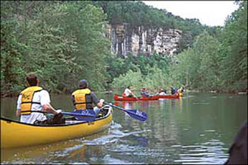 Canoeing the Buffalo River in Arkansas