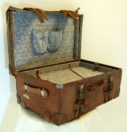 Antique 1920s Decade Vintage Suitcases Travel Accessories for sale