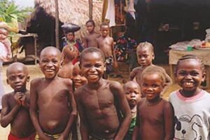 Village kids in Guinea, shot by a Peace Corps volunteer.