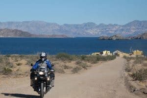 Baja motorcycle trip: A coastal resort outside Bahía de Los Angeles – photos by Jamie Winkelman