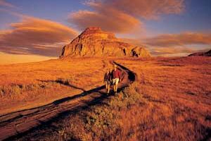 Saskatchewan's badlands.