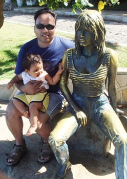 A statue of Brigitte Bardot in Buzios, Brazil - photo by Andrea Baile