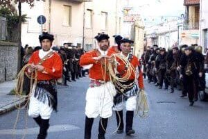 Issohadoras at the Mamathunes fest in Sardinia, Italy.