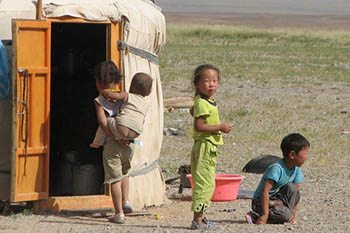 mongolian children