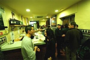 Fish bar in Granada, Spain.