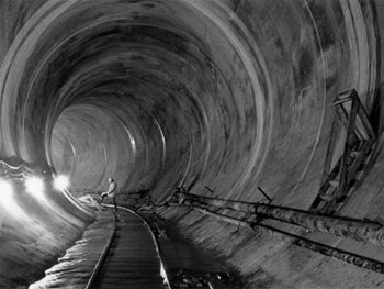  Railway tunnels have been used to transport goods for hundreds of years.