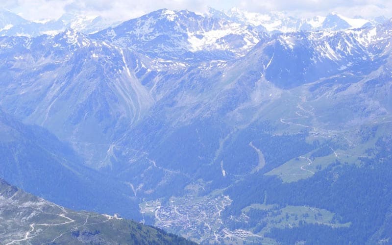 Bella Tolla view of Grimentz