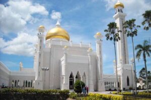 The Omar Sultan Ali Saiffuddin Mosque in Brunei