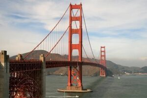 The iconic Golden Gate Bridge is even more magical up close. photos by Christina Lalanne. click to enlarge this photo.