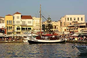 The harbor in Chania