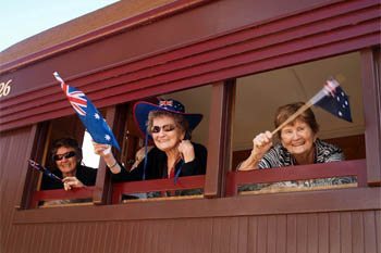 riding ghan railway