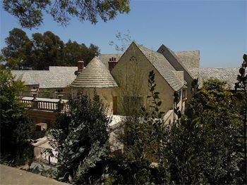 A Beverly Hills mansion on the bike tour of the city.