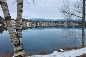 Lake Placid, looking across Mirror Lake.