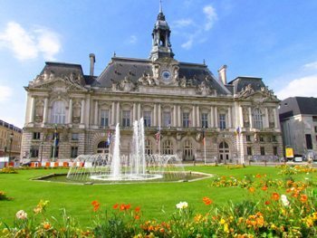 The city hall in Tours, France.