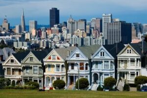 The San Francisco skyline.