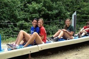 The Alpine Slide at the Attitash Mountain Resort