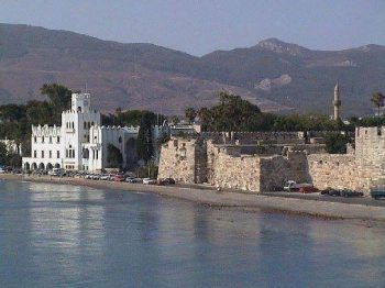 Kos Greece from the ocean.