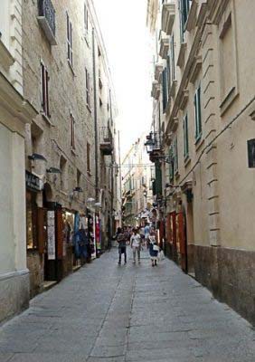 An alleyway in Sardinia.