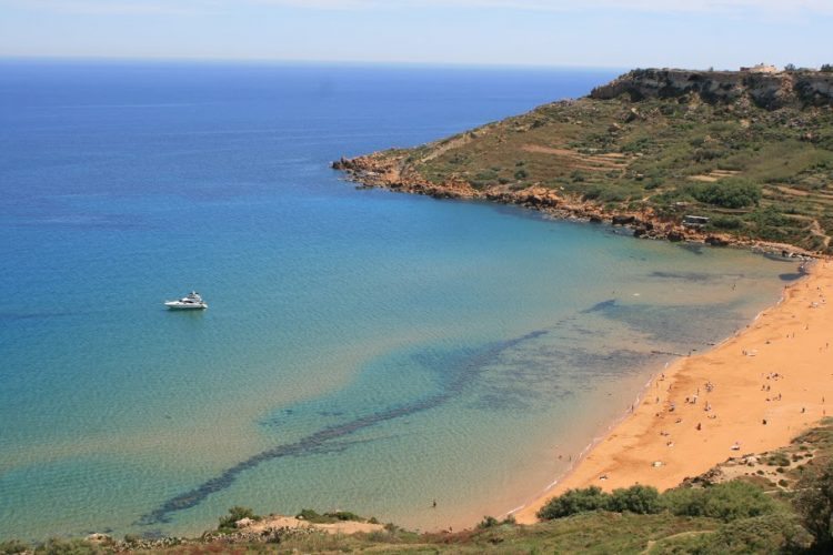 Rambla Bay in Gozo.