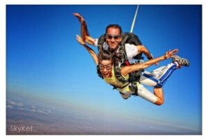 Skydiving over the Negev Desert. Skykef Photos.