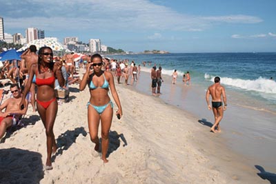 Copacabana Beach in Rio.