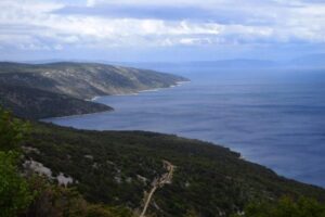 Cres coastline, an island next door to Losinj, Croatia.