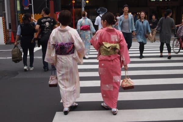 Geishas are a common site in Tokyo, Japan. Max Hartshorne photo.