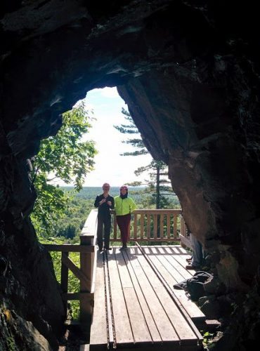 A natural arch in Mass City Michigan.