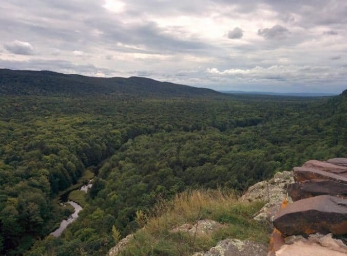 The vast expanses of Porcupine Mountains in MIchigan's Upper Peninsula. Elina Salmiinen photos.