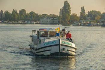 Barging in Holland