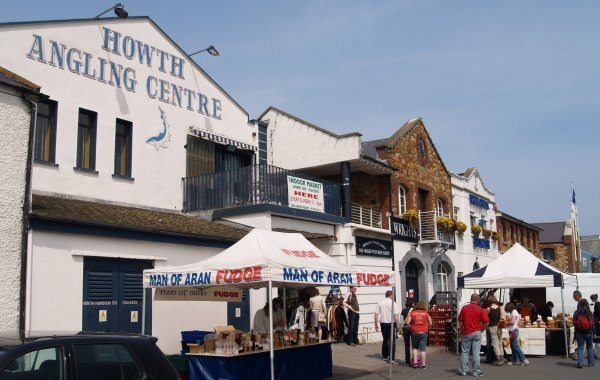 Howth hosts many farmers markets where locals sell their homemade foods and goods.