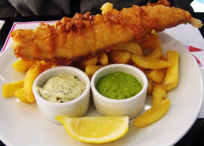 Fish and chips in Howth is a must! Try it with mashed peas and homemade tartar sauce.