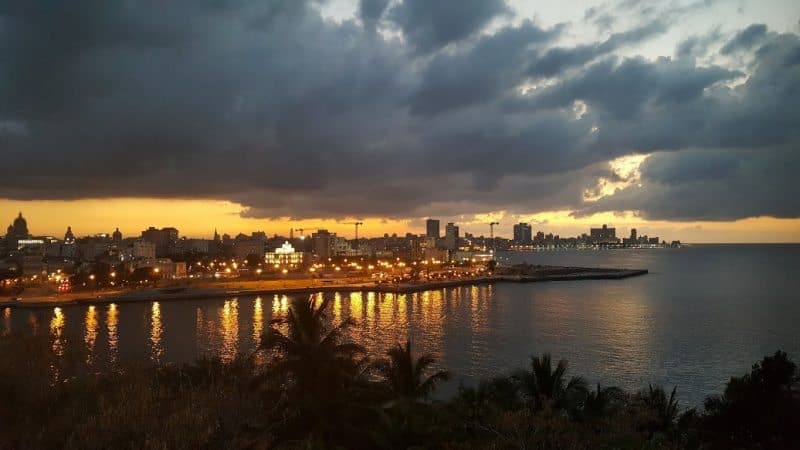 NIght time scene in Havana, Vinales to Trinidad, Cuba.Donal O'Conghaile photos.