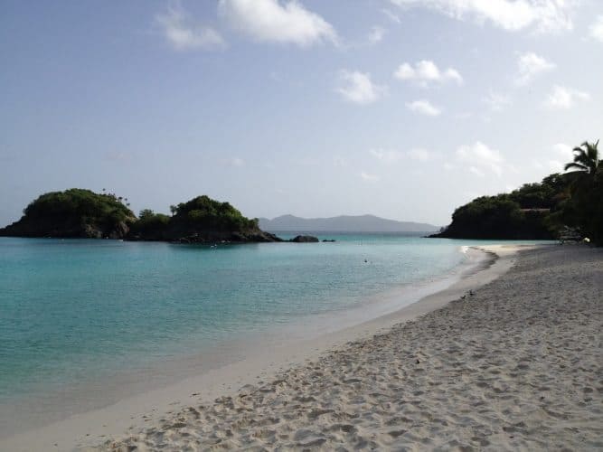 Trunk Bay on St. John before the crowds descend. | GoNOMAD Travel