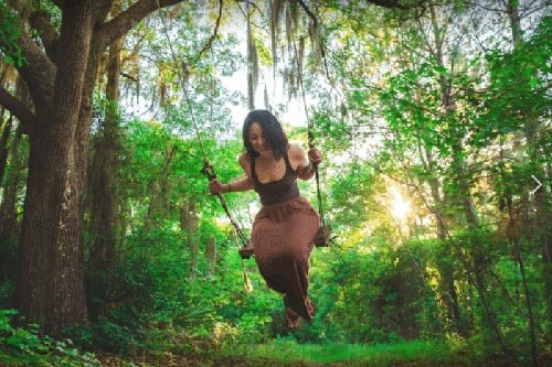 Enjoying the forest. Ben Cross photo.