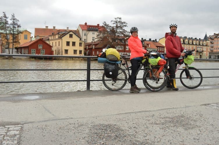 A chilly morning biking in Eskilstuna, Sweden.