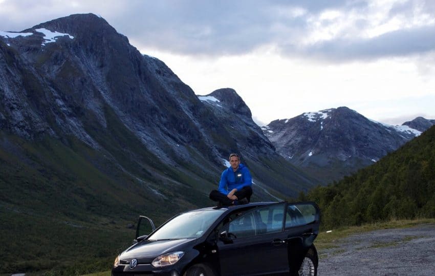 The best way to see Norway - the car. I rented the smallest car they had, and it was the right choice.