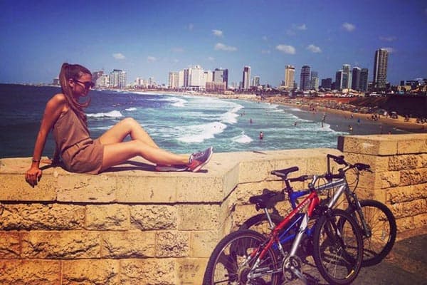 Jaffa, Israel from the seawall.