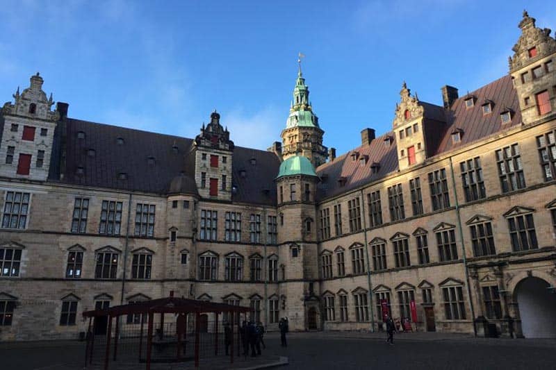 The immense courtyard in the midst of Kronborg Castle. Susmita Sengupta photos.