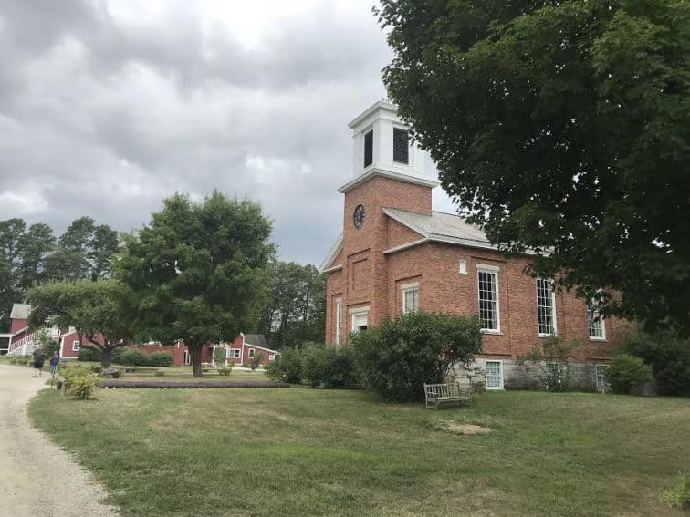 One of the 36 buildings located on the Shelburne Museum property.