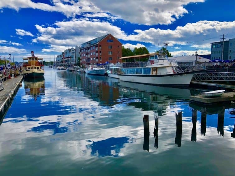 Portland Maine's wonderful working waterfront. 