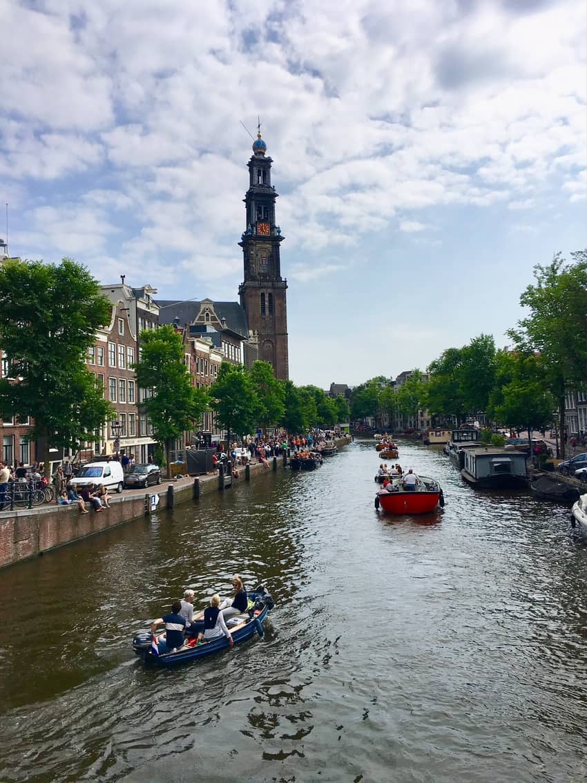 One of the many canals of Amsterdam. Margot Black photos.