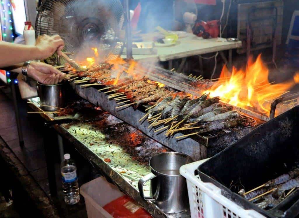 Satay's rule in Singapore's night market