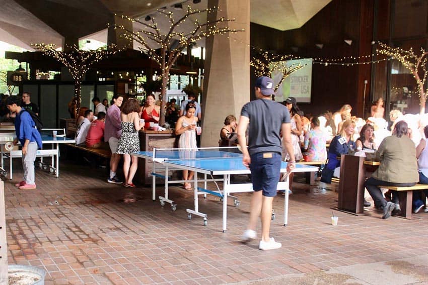 Independence beer garden, Philadelphia